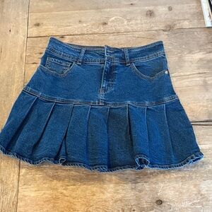 Wild Fable Blue Denim Mini Skirt